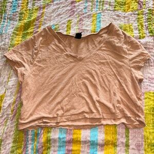 Orange Crop Top Wild Fable